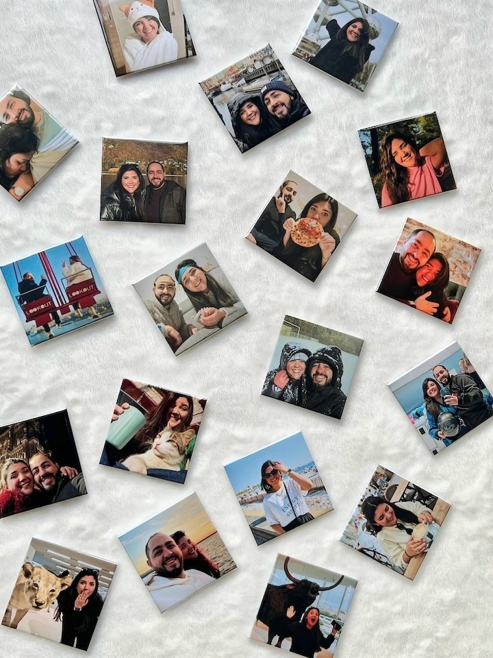 Premium Custom Photo Magnets – 5×5 cm (Set of 6 / 9 / 12 / 18)